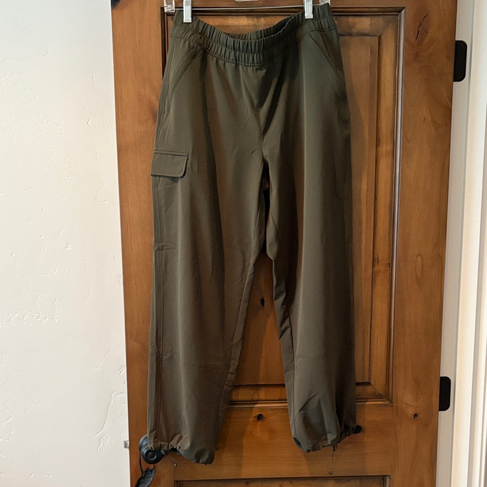 Athleta Olive Wide Leg Pants